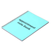 Verabredungsanmerkungsbuch Notizblock (Linke Seite)