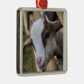 *VERABSCHIEDENE ZIEGE FÜR CHRISTMAS* ORNAMENT AUS METALL (Rechts)