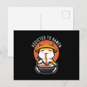 Verabschiedet auf Ramen Postkarte (Vorne/Hinten)