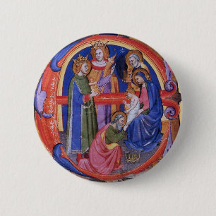 VERABSCHIEDEUNG DES NATIVITÄTSPARCHMENTS VON MAGI BUTTON