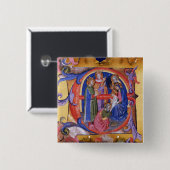 VERABSCHIEDEUNG DES NATIVITÄTSPARCHMENTS VON MAGI  BUTTON (Vorne & Hinten)