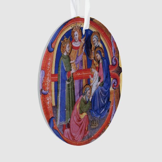 VERABSCHIEDEUNG DES NATIVITÄTSPARCHMENTS VON MAGI ORNAMENT (Vorderseite)