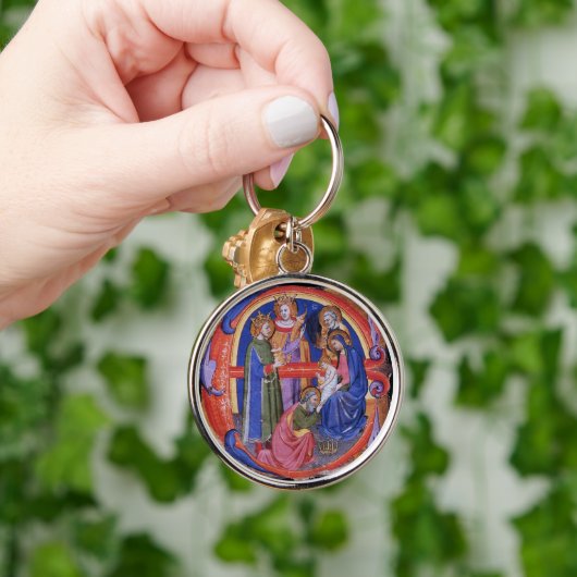 VERABSCHIEDEUNG DES NATIVITÄTSPARCHMENTS VON MAGI SCHLÜSSELANHÄNGER (Hand)