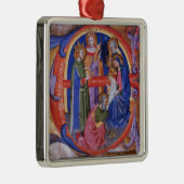 VERABSCHIEDEUNG DES NATIVITÄTSPARCHMENTS VON MAGI SILBERNES ORNAMENT (Rechts)