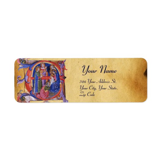 VERABSCHIEDEUNG DES PARCHMENTS DER MAGI-NATIVITÄT (Vorne)