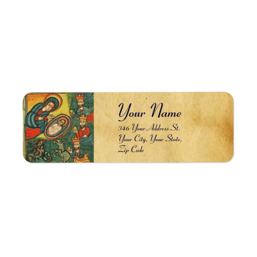 VERABSCHIEDEUNG DES PARCHMENTS DER MAGI-NATIVITÄT (Vorne)