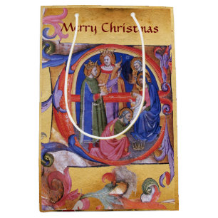 VERABSCHIEDEUNG DES PARCHMENTS DER MAGI-NATIVITÄT MITTLERE GESCHENKTÜTE
