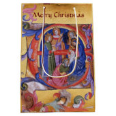 VERABSCHIEDEUNG DES PARCHMENTS DER MAGI-NATIVITÄT MITTLERE GESCHENKTÜTE (Rückseite)