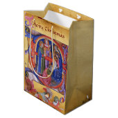 VERABSCHIEDEUNG DES PARCHMENTS DER MAGI-NATIVITÄT MITTLERE GESCHENKTÜTE (Rückseite Schrägansicht)