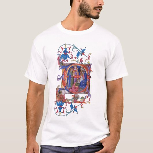 VERABSCHIEDEUNG DES PARCHMENTS DER MAGI-NATIVITÄT T-Shirt (Vorderseite)
