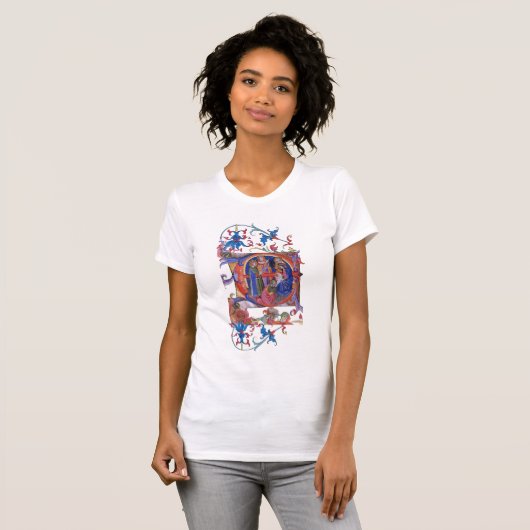 VERABSCHIEDEUNG DES PARCHMENTS DER MAGI-NATIVITÄT T-Shirt (Vorne ganz)