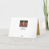 VERABSCHIEDEUNG VON MAGI, Burne-Jones Old Irish Se Karte (Rückseite)