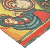 VERABSCHIEDEUNG VON MAGI "PRIMITIVE NATIVITÄT Weih Mittelgroßer Tischläufer (Ecke)