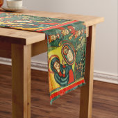 VERABSCHIEDEUNG VON MAGI "PRIMITIVE NATIVITÄT Weih Mittelgroßer Tischläufer (Beispiel)