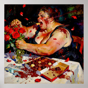 Verachtung für rote Rosen – Ein Porträt roher Wut Poster