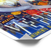 Veracruz Mexico Vintage Travel Poster (Ecke)