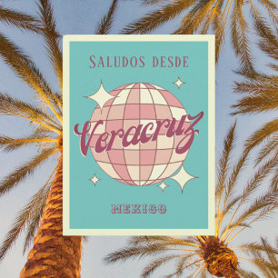 Veracruz Mexiko Retro Vintage Party Postkarte