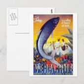 Veracruz, Mexiko Vintag Postkarte (Vorne/Hinten)