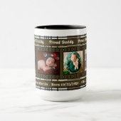 VERALTET: Karierte 4 Foto-Tasse Browns Tasse (Zentrum)