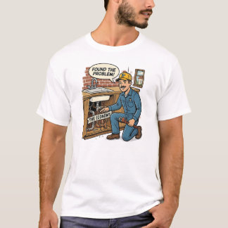 Veralteter Humor | Lustiges Plumber Economy T-Shir T-Shirt