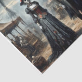 Veralteter Themenpark - Dekoupage - Seidenpapier (Detail)