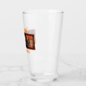 Veraltetes Bier/Getränkeglas Glas (Links)