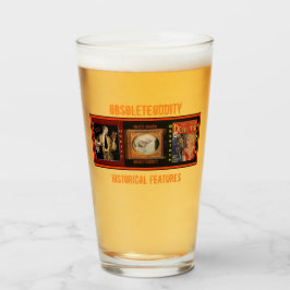 Veraltetes Bier/Getränkeglas Glas