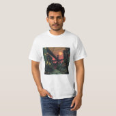 Veraltetes Comic - Stadt T-Shirt (Vorne ganz)
