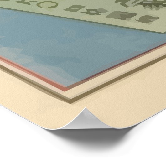 Veramon (Vintage chinesische Werbung) Poster (Ecke)