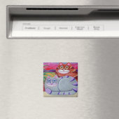 Veranda Cats Magnet (In Situ (Geschirrspüler))