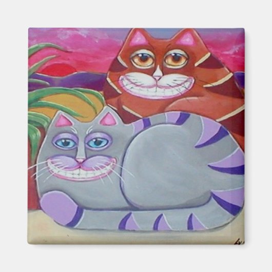 Veranda Cats Magnet (Vorne)
