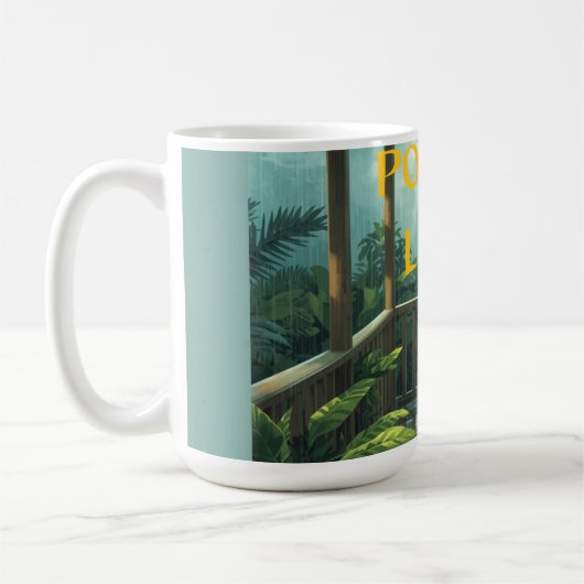 VERANDA-LEBEN REGENTAG KAFFEETASSE (Links)