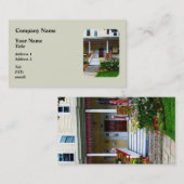Veranda mit Garten Visitenkarte (Vorne/Hinten)