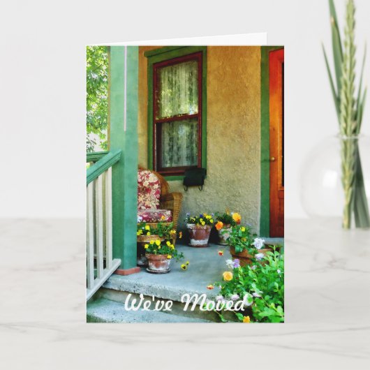 Veranda mit gepolstertem Stuhl - Wir haben die Kar Ankündigung (Vorderseite)