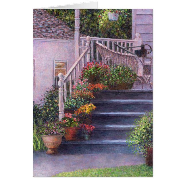 Veranda mit Wasserkanistern (Vorne)