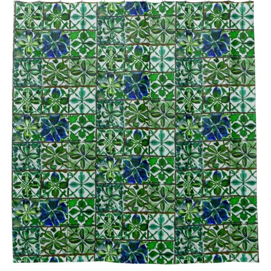 Veranda Verde Duschvorhang (Vorderseite)