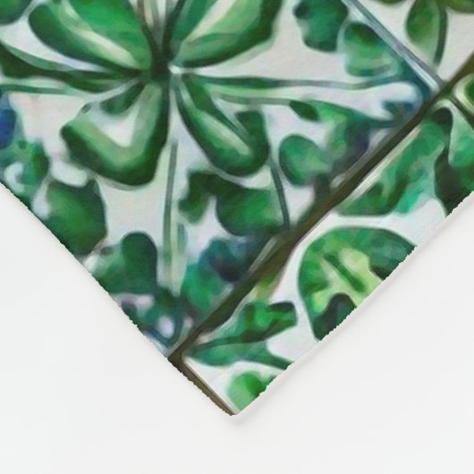 Veranda Verde Fleecedecke (Ecke)