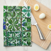 Veranda Verde Geschirrtuch (Viertel Falte)