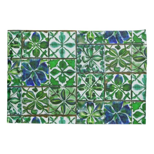 Veranda Verde Kissenbezug (Rückseite)