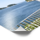 Veranda View Mexico Acapulco Bay Blue Ocean Fotodruck (Ecke)