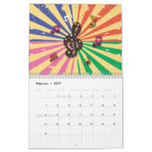 Veränderbarer Jahr-Musik-Kalender Kalender (Feb 2027)