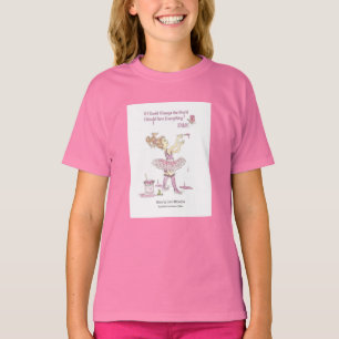 Verändern Sie die Welt Pink Girls T - Shirt