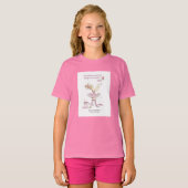 Verändern Sie die Welt Pink Girls T - Shirt (Vorne ganz)