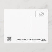 Verändern Sie Ihr Denken und verändern Sie Ihr Leb Postkarte (Rückseite)