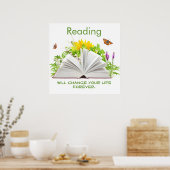 Verändern Sie Ihr Leben mit dem Lesen von Poster (Küche)