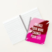 Verändern Sie Ihre Meinung, ändern Sie Ihr Leben ( Notizblock (Innenseite)