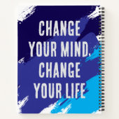 Verändern Sie Ihre Meinung, ändern Sie Ihr Leben ( Notizblock (Rückseite)