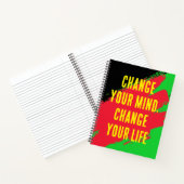 Verändern Sie Ihre Meinung, ändern Sie Ihr Leben ( Notizblock (Innenseite)