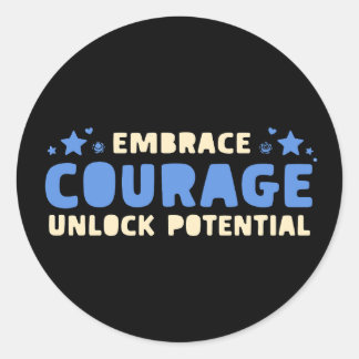 Verändern Sie Ihren Platz mit Inspirierend Runder Aufkleber