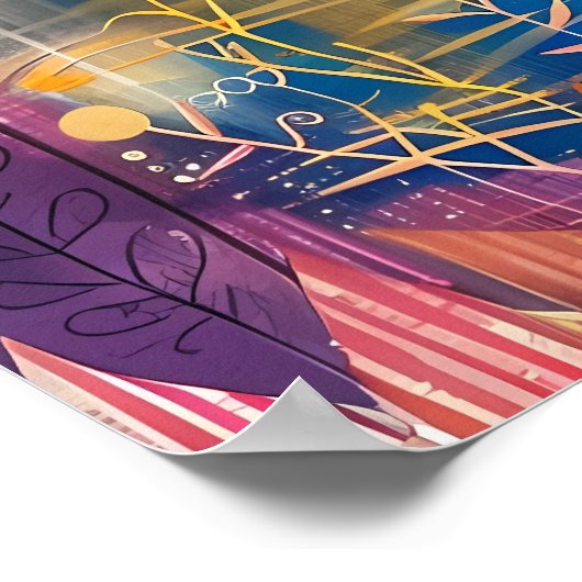 VERÄNDERT MERMAID COLORFUL POSTER (Ecke)